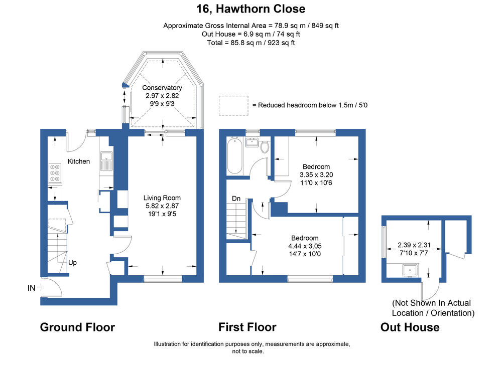 Floorplan 0 for16 Hawthorne Close, Woolley Moor, Alfreton
