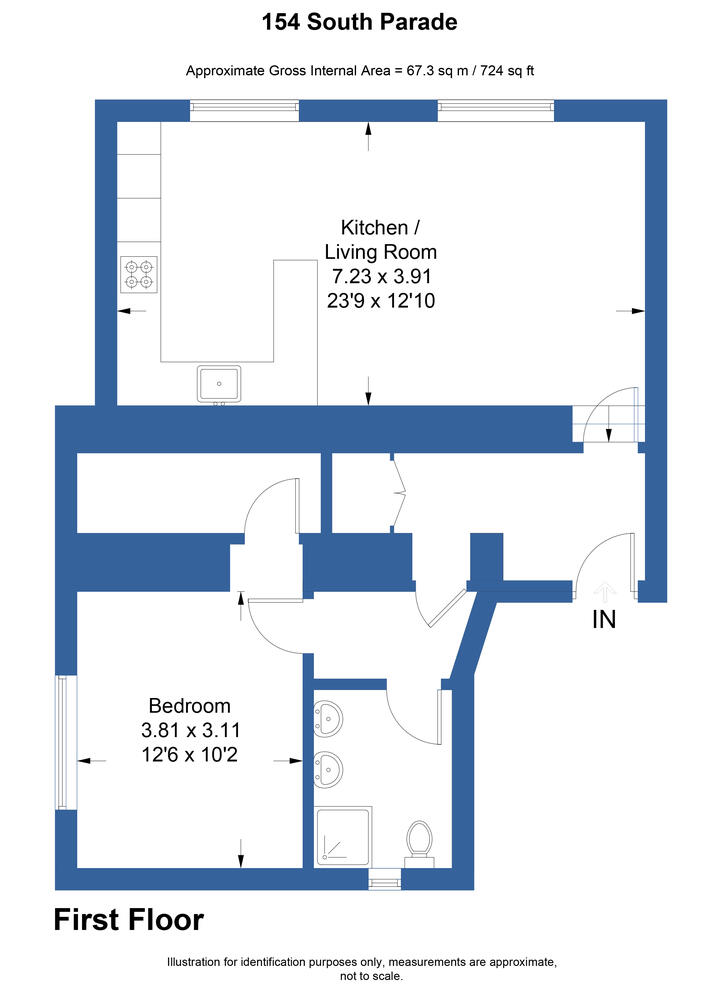 Floorplan 0 for154 South Parade, Matlock Bath, Matlock
