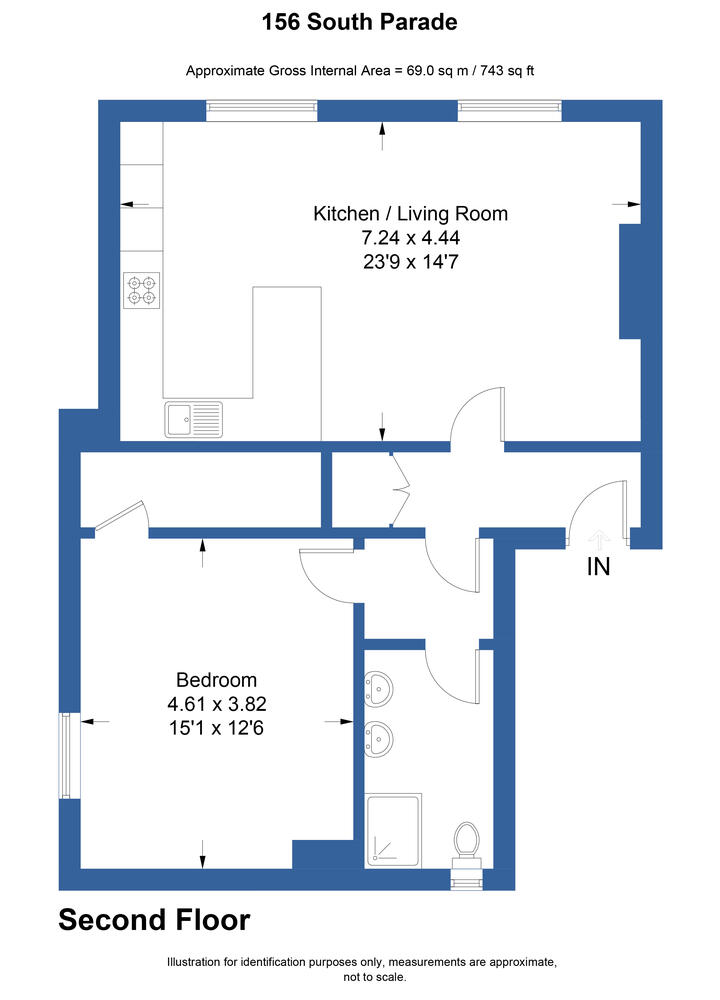 Floorplan 0 for156 South Parade, Matlock Bath, Matlock