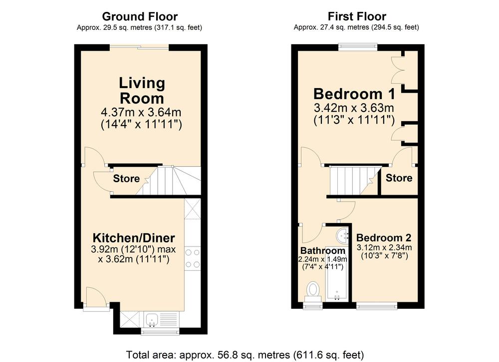 Floorplan 0 for18 Derwent Close, Dronfield