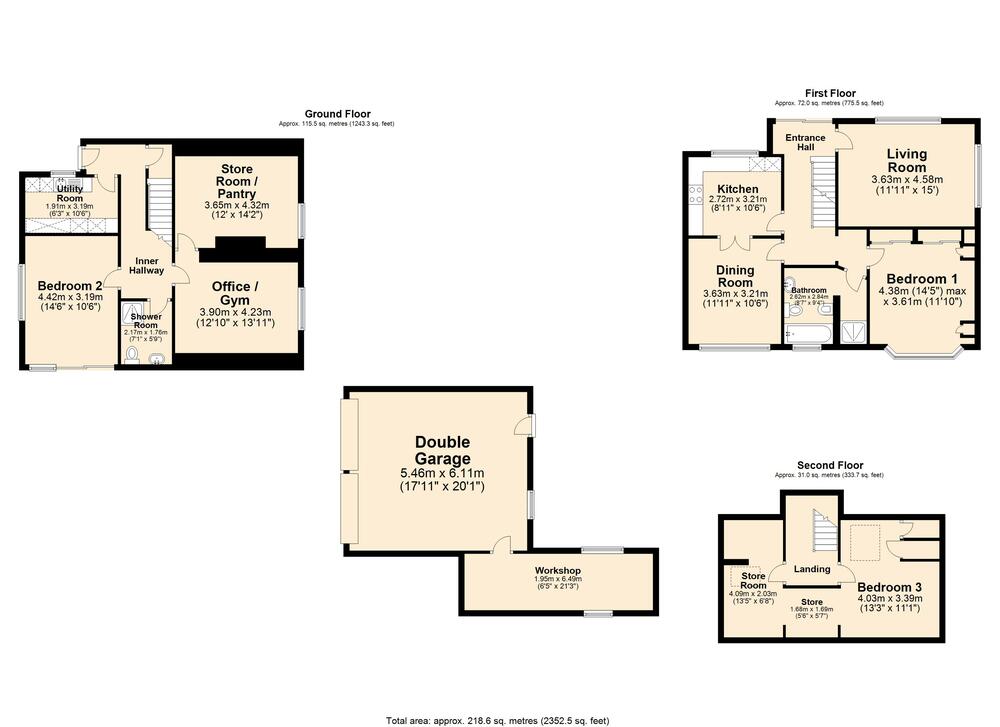 Floorplan 0 for107 Loads Road, Holymoorside, Chesterfield