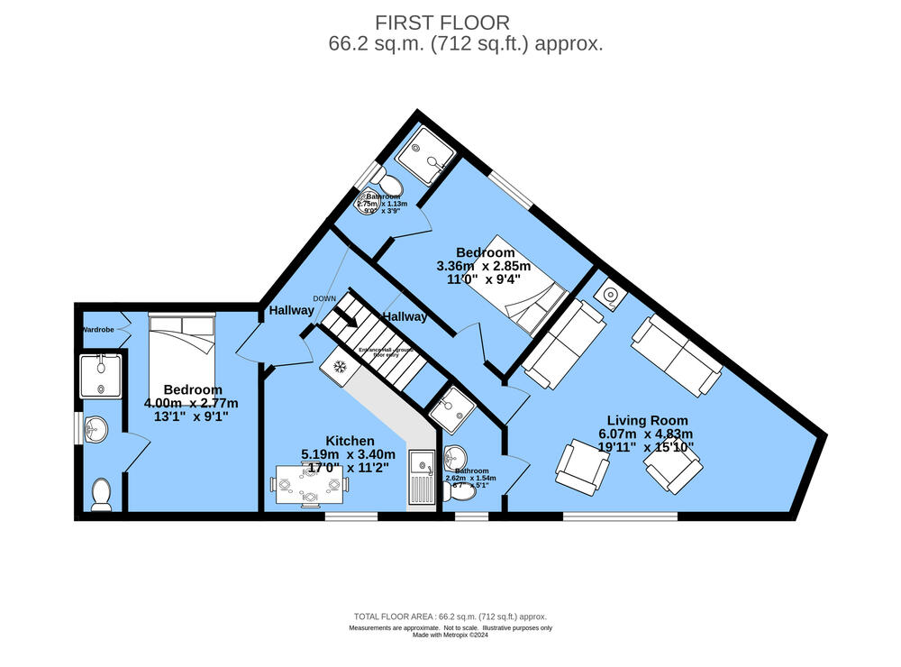 Floorplan 0 forThe Corner House, 18A- 18C, Wharf Lane, Chesterfield