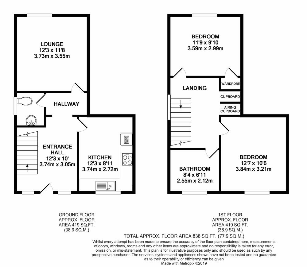 Floorplan 0 for1 Marsden Mews, Marsden Street, Chesterfield
