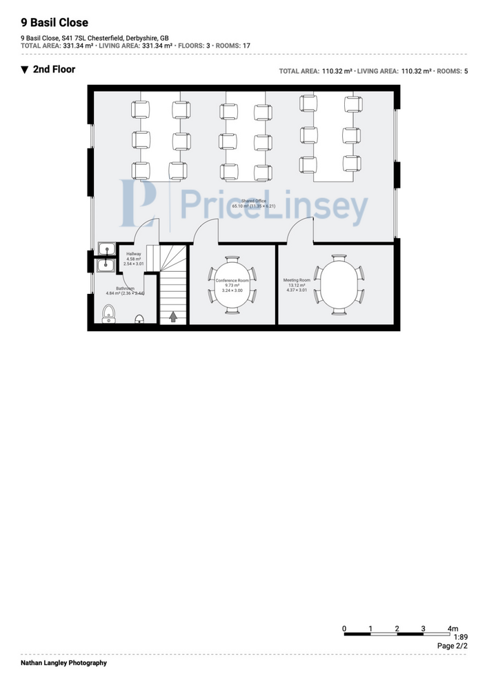 Floorplan 1 forUnit 9, Royal Court, Chesterfield