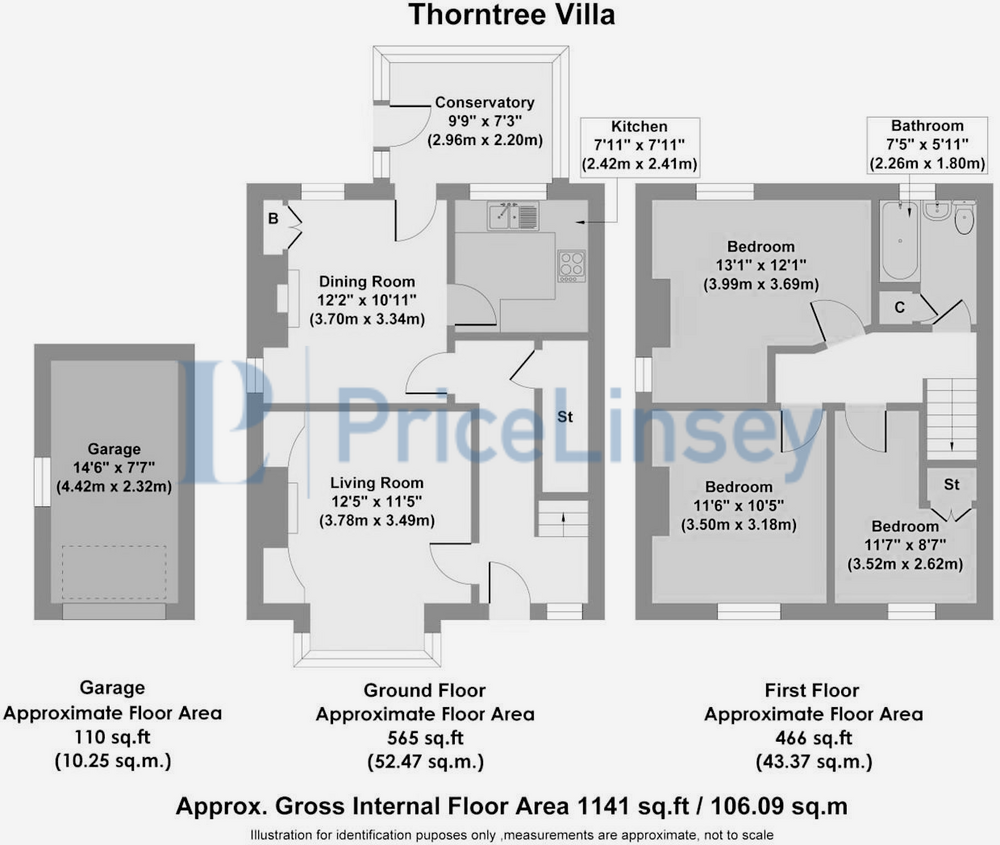 Floorplan 0 forThorntree Villa, Alport Lane, Bakewell